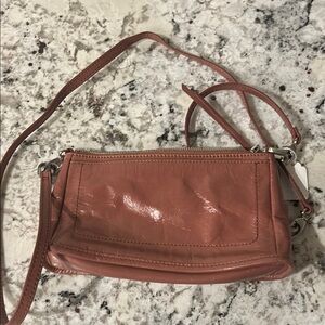 HOBO Pink Crossbody Bag with Adjustable Strap